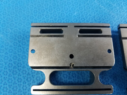 Lot of 2 Orthopedic Femoral Cutting Guide Blocks Surgical Instruments