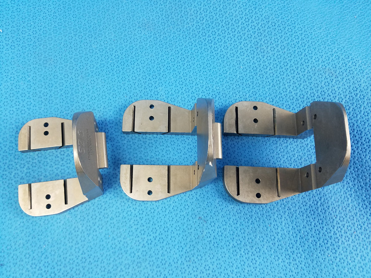 Lot of 3 Surgical Femoral Resection Notch Cuts