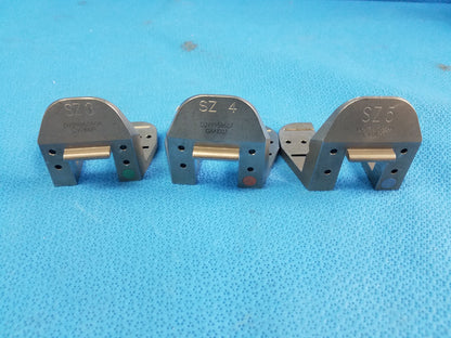 Lot of 3 Surgical Femoral Resection Notch Cuts