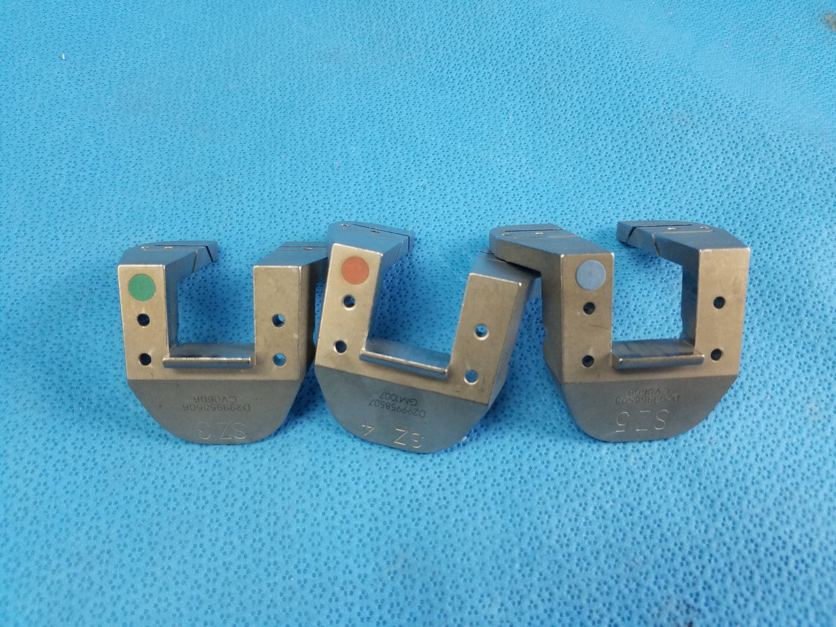 Lot of 3 Surgical Femoral Resection Notch Cuts