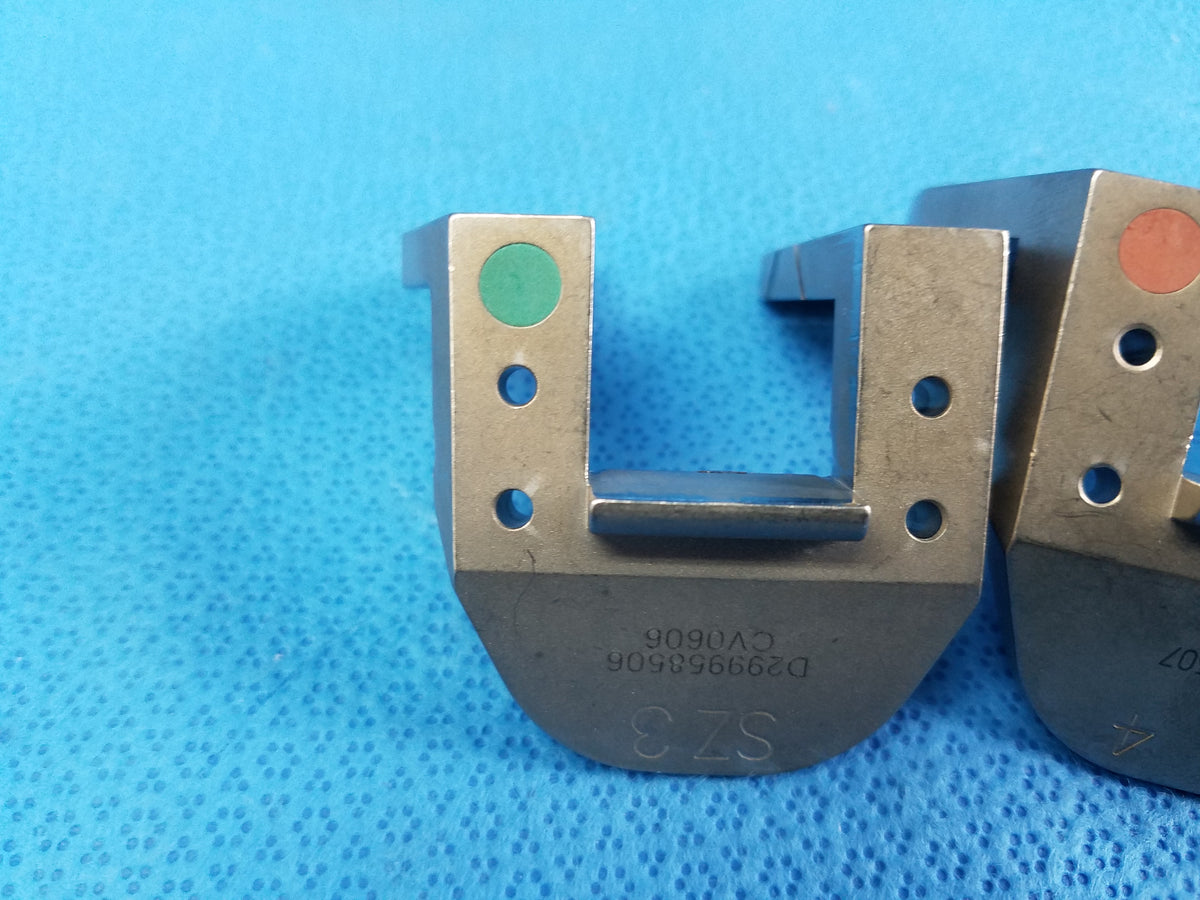 Lot of 3 Surgical Femoral Resection Notch Cuts