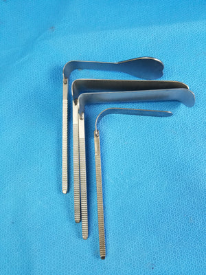 Lot of 4 Codman Surgical Retractor Blades