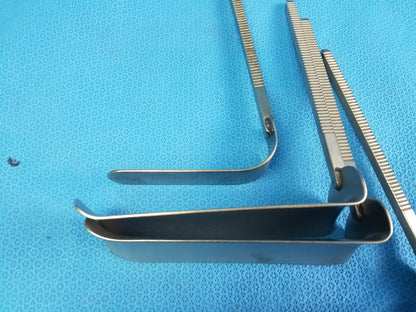 Lot of 4 Codman Surgical Retractor Blades