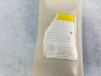 Allen Technologies Pillow Speaker Nurse Call TV Remote P/N 416370E-0103468
