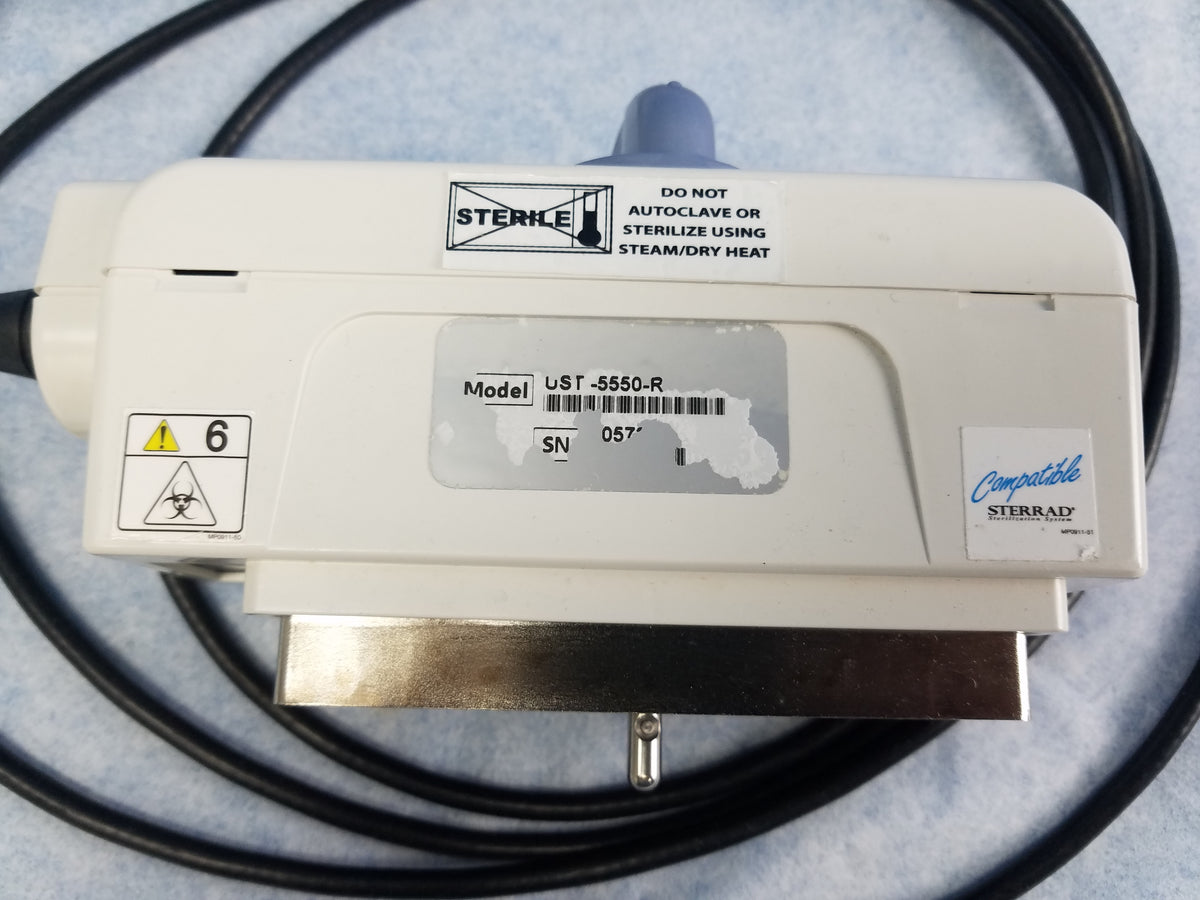 Hitachi Aloka UST-5550-R Laparoscopic Ultrasound Probe With Sterilization Case
