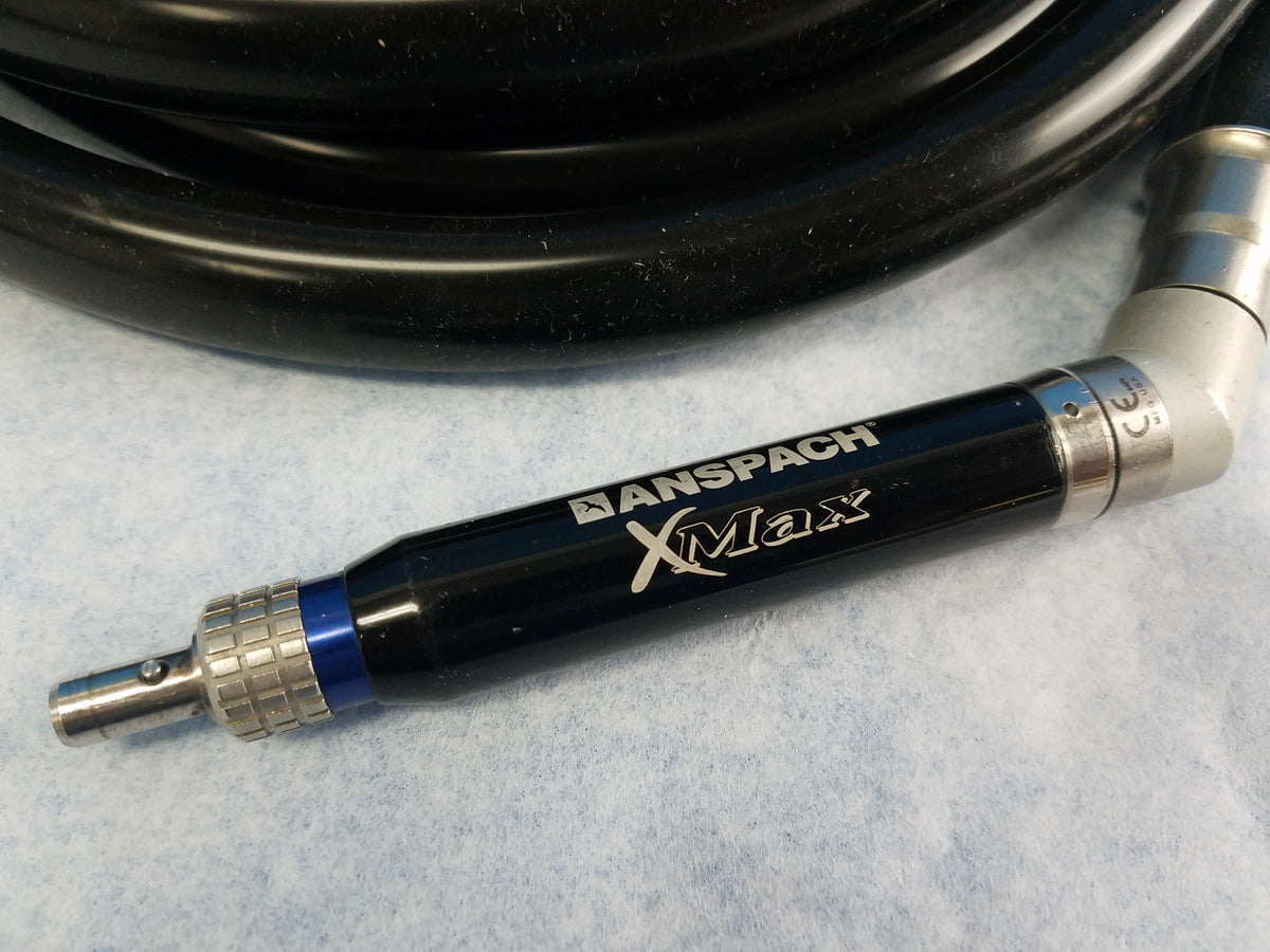 Anspach  61-0001-2-1 XMax Pneumatic Surgical Drill Handpiece With Case & Hose