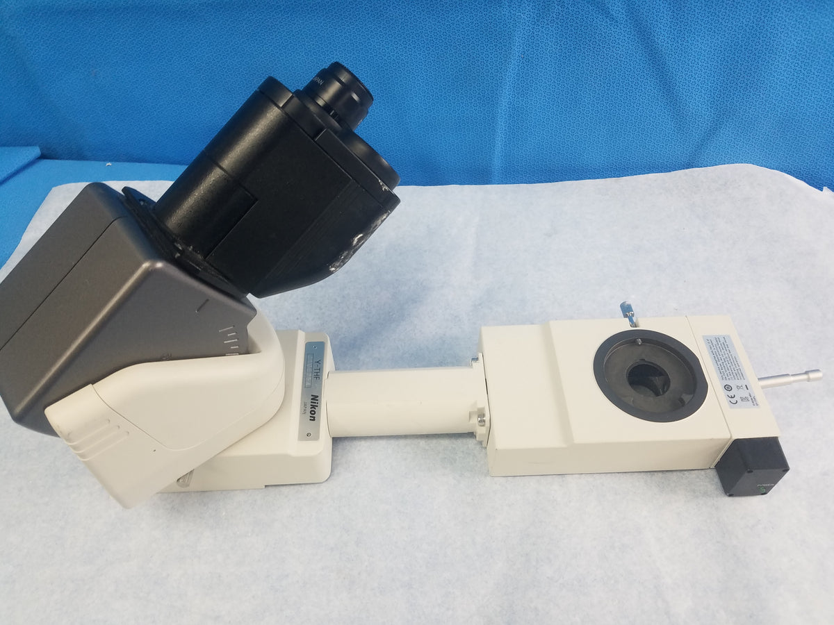 Nikon Y-THF Microscope Front To Back Bridge With C-TE Ergonomic Tilting Microscope Head