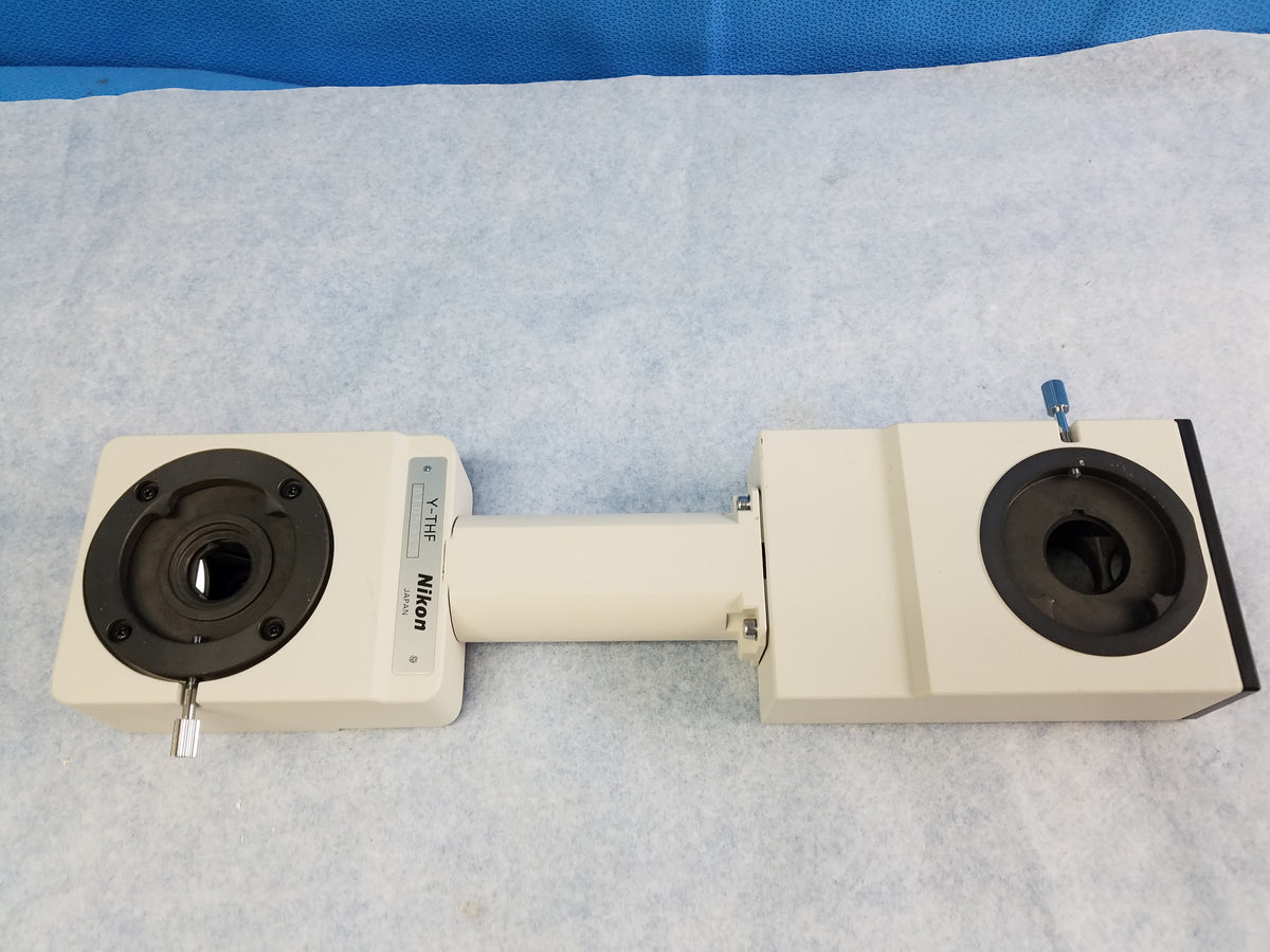 Nikon Y-THF Microscope Front To Back Dual Observations Bridge
