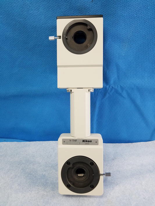 Nikon Y-THF Microscope Front To Back Dual Observations Bridge