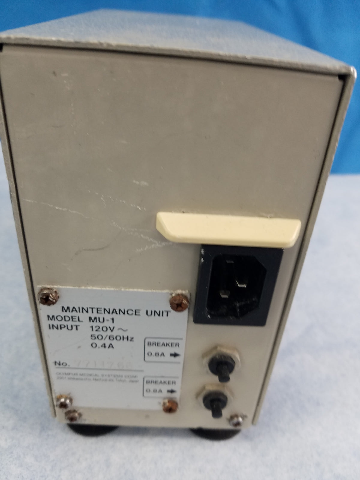 Olympus MU-1 Leak Tester Maintenance Unit 120V 50/60Hz
