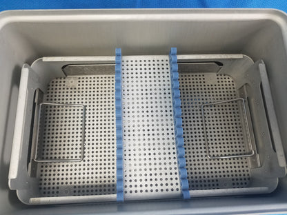 Case Medical SteriTite Sterilization Container With Tray & Silicone Brackets