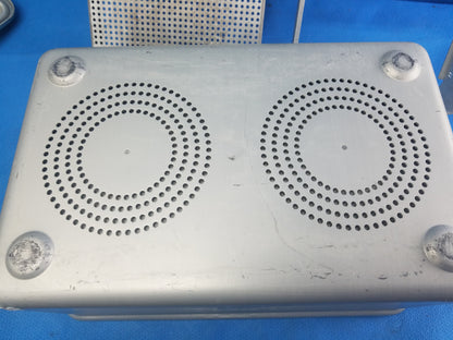 Case Medical SteriTite Sterilization Container With Tray & Silicone Brackets
