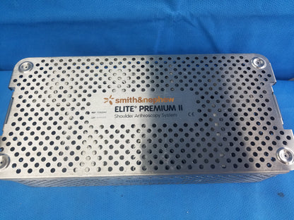 Smith & Nephew Elite Premium II Shoulder Arthroscopy System Sterilization Case Ref 72202042