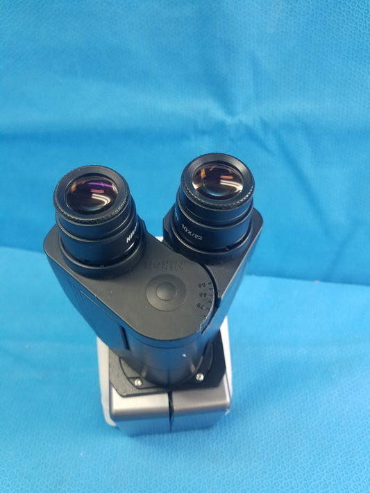 Nikon C-TE Ergonomic Titling Telescoping Microscope Head CFI 10x / 22 Lenses