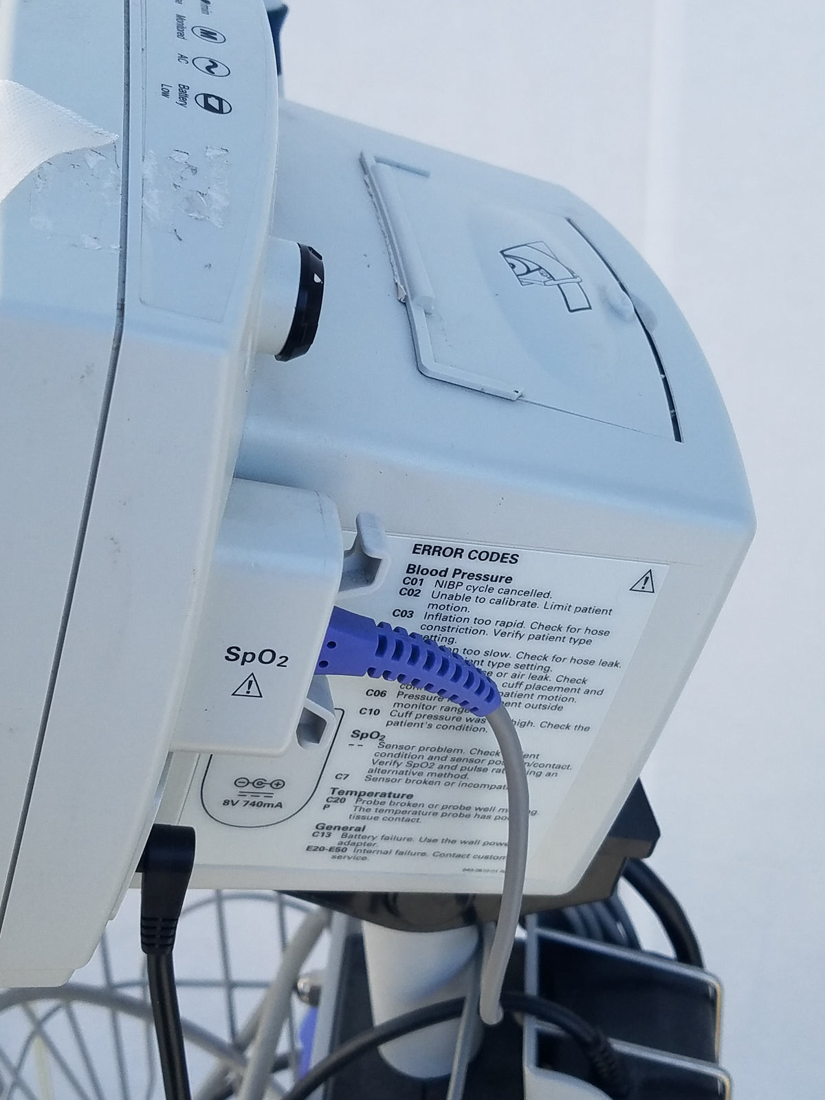 Welch Allyn Vital Signs Patient Monitor With Rolling Stand