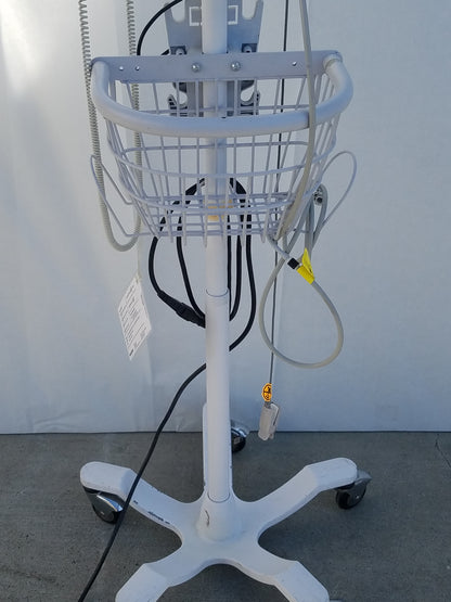 Welch Allyn 53NT0 Vital Signs Monitor With Rolling Stand P/N 007-0434-00