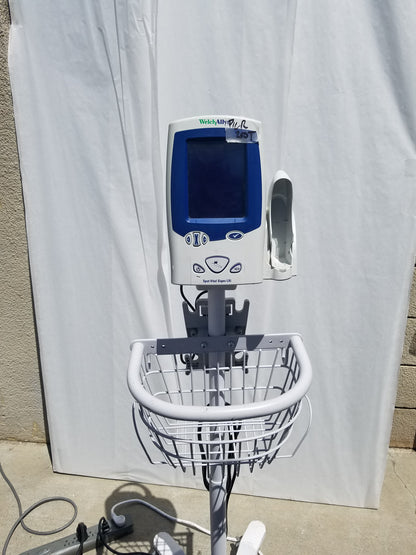 Welch Allyn LXi Spot Vital Signs Patient Monitor With Rolling Stand