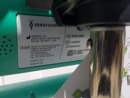Verathon BladderScan Prime Plus Portable Scanner With Probe & Stand Ref 0570-0346