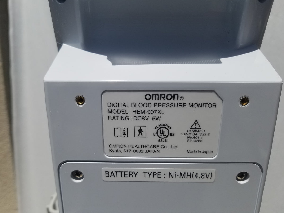 Omron Intellisense HEM-907XL Digital Blood Pressure Monitor With Stand