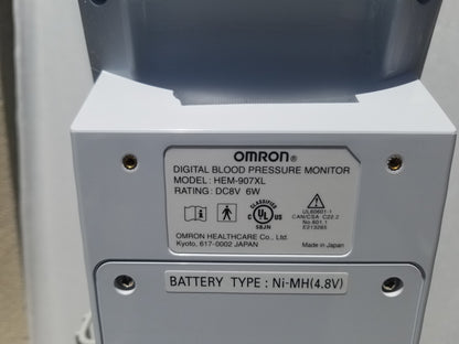 Omron Intellisense HEM-907XL Digital Blood Pressure Monitor With Stand