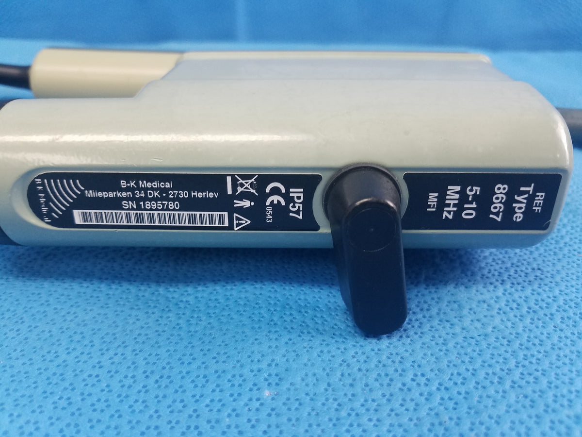 B-K Medical 8667 IP57 Ultrasound Transducer Probe 5-10MHz