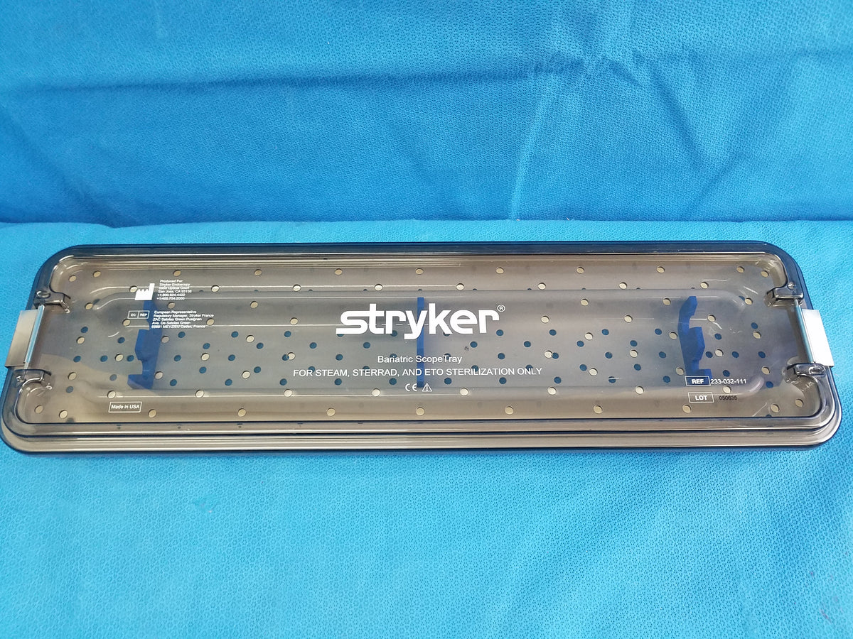 Stryker Bariatric Laparoscope Sterilization Tray With Lid Ref 233-032-111