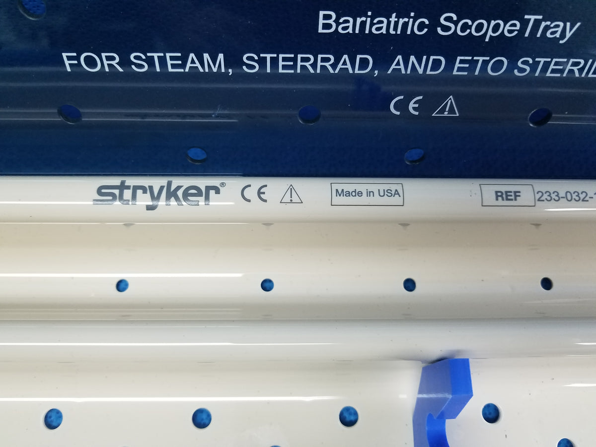 Stryker Bariatric Laparoscope Sterilization Tray With Lid Ref 233-032-111
