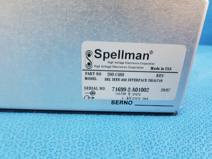 Bertan IEEE-488 Bus µPlus Digital Interface Module P/N 200-C488
