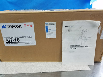 Topcon AIT-16 Electric Adjustable Instrument Table 120V S/N 0146385