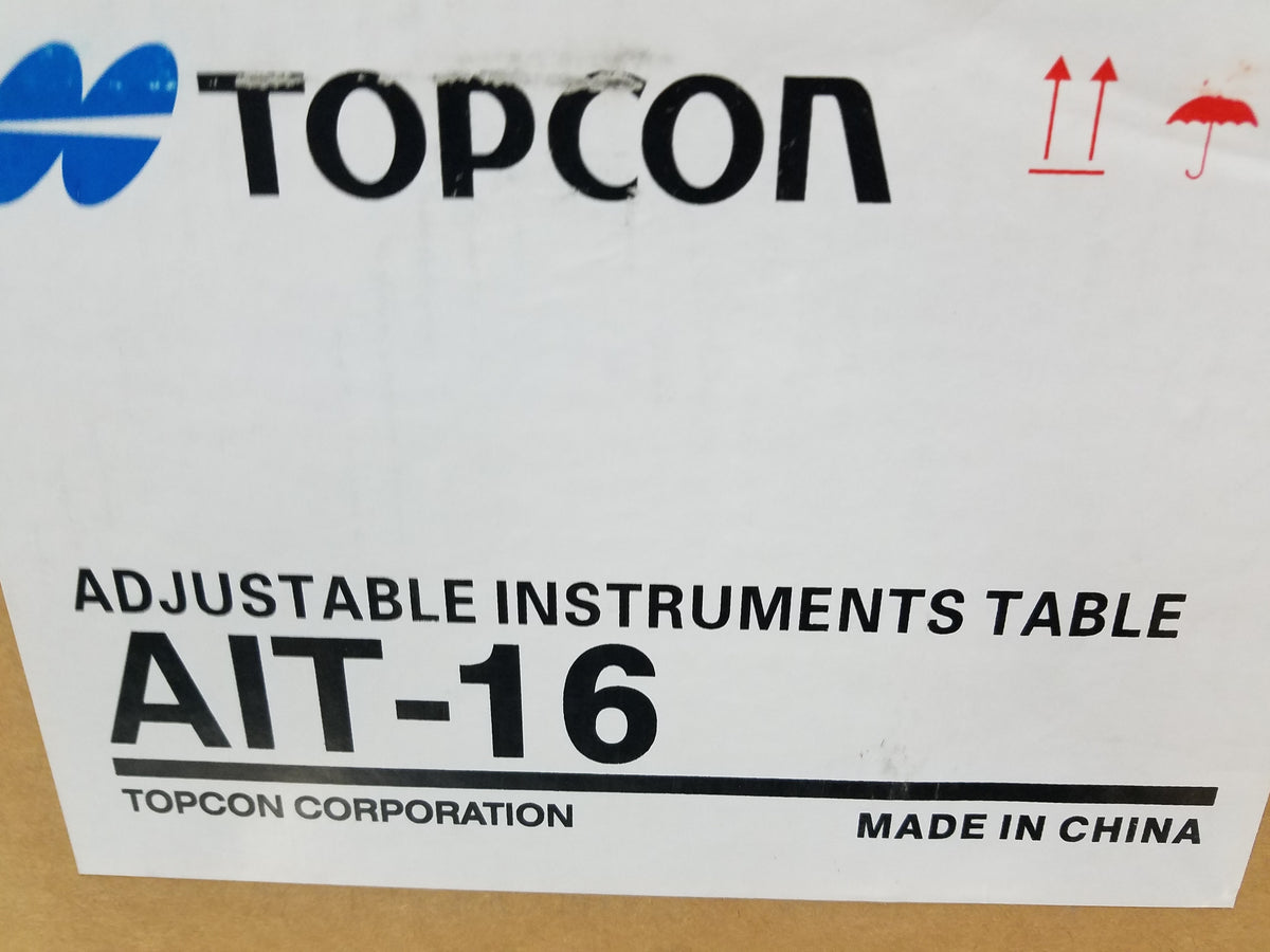 Topcon AIT-16 Electric Adjustable Instrument Table 120V S/N 0146385
