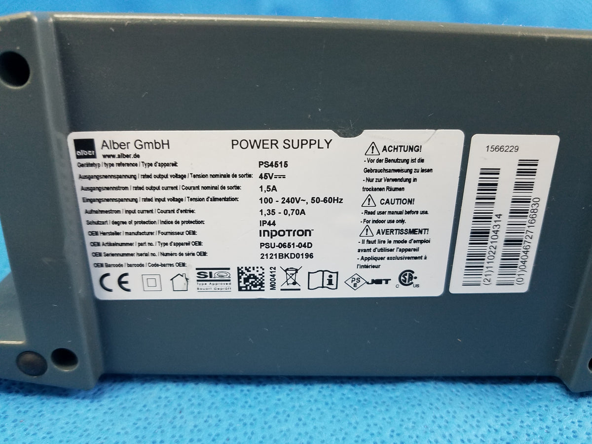 Alber e-fix Viamobil PS4515 Power Supply / Battery Charger 100-240V 50-60Hz