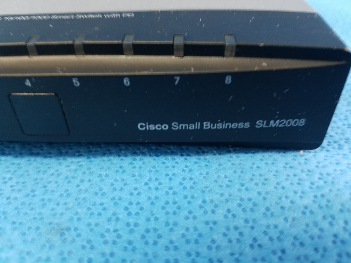 Cisco Small Business SLM2008 8-Port Gigabit Smart Switch S/N PSJ1432077J