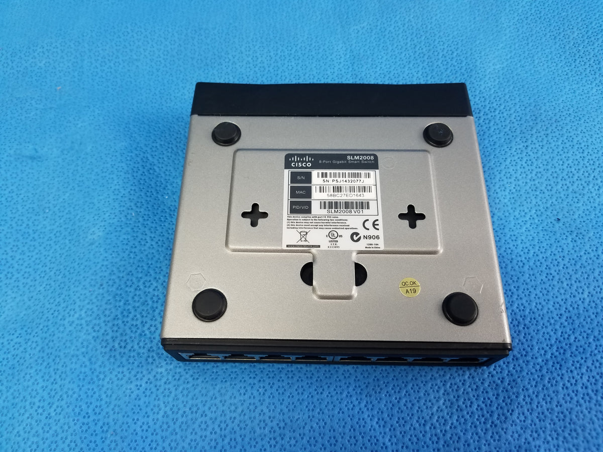 Cisco Small Business SLM2008 8-Port Gigabit Smart Switch S/N PSJ1432077J