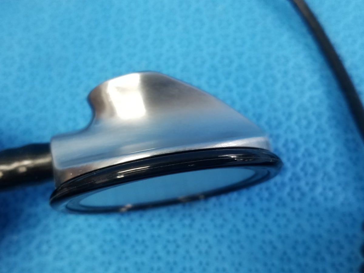 Telephonic Stethoscope Diaphragm Drum Piece With Coiled Audio Cable