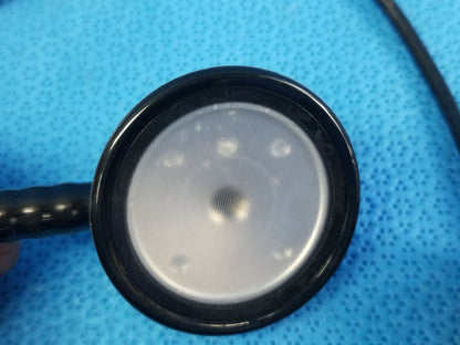 Telephonic Stethoscope Diaphragm Drum Piece With Coiled Audio Cable