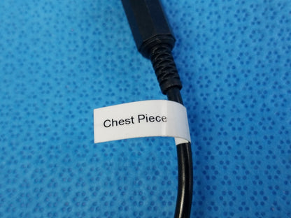 Telephonic Stethoscope Diaphragm Drum Piece With Coiled Audio Cable