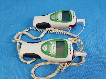 Lot of 2 Welch Allyn 901053 SureTemp Plus Electronic Thermometers With Probes