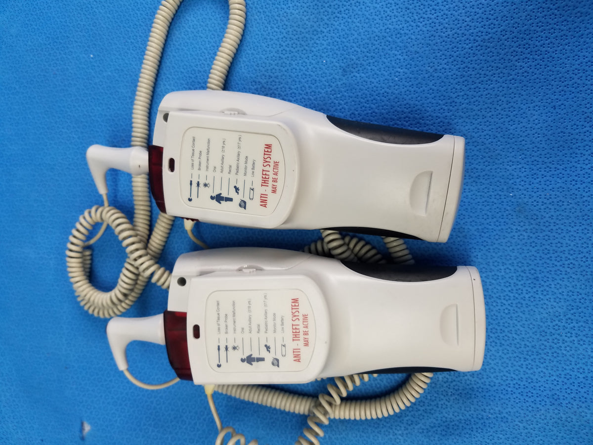 Lot of 2 Welch Allyn 901053 SureTemp Plus Electronic Thermometers With Probes