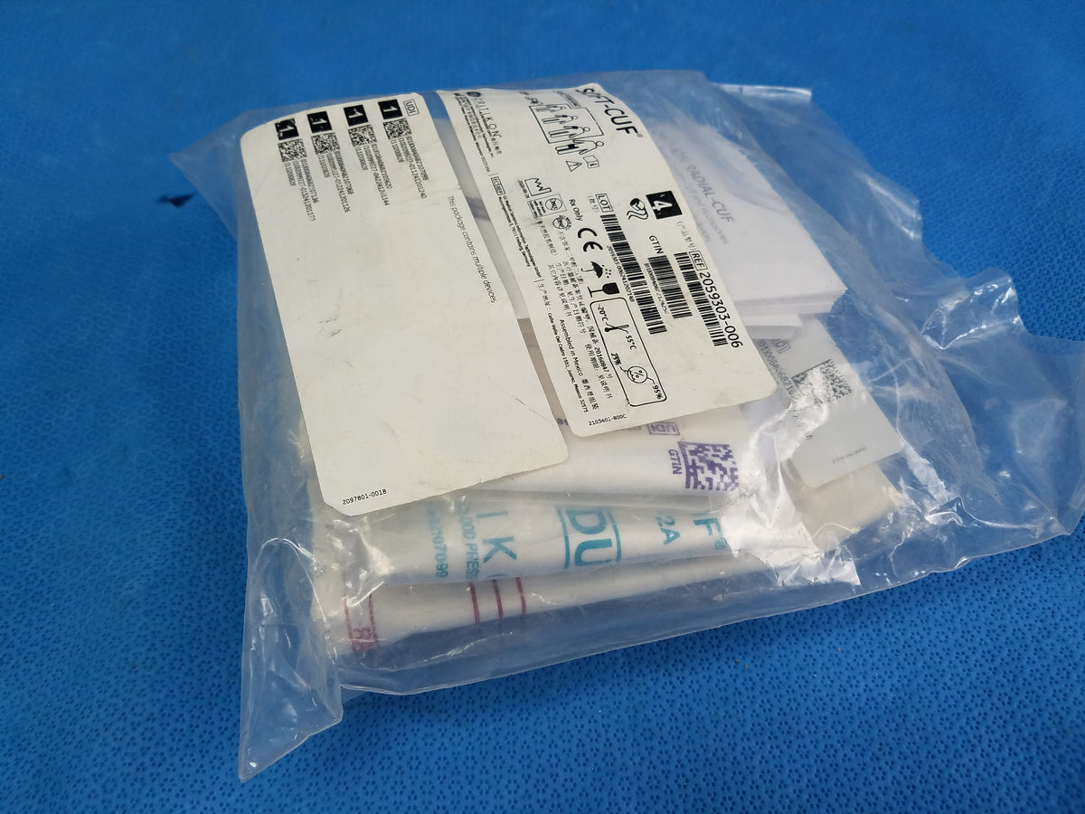 GE Critikon Soft-Cuf Blood Pressure Cuff Assortment Pack Ref 2059303-006