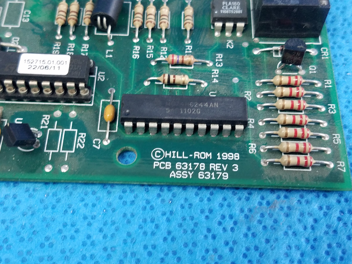 Hill Rom PCB 63178 Total Care Genuine TC UTV Control Board Assembly 6317902P-11