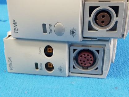 Lot of 2 Philips M1029A Temperature Module & M1006B Press Invasive Pressure Module