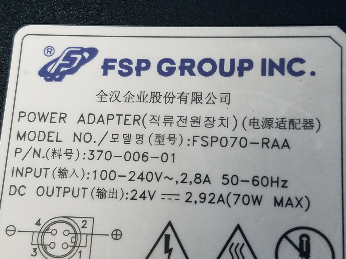 FSP Group Inc FSP070-RAA Switching Power Adapter 24V P/N 370-006-01