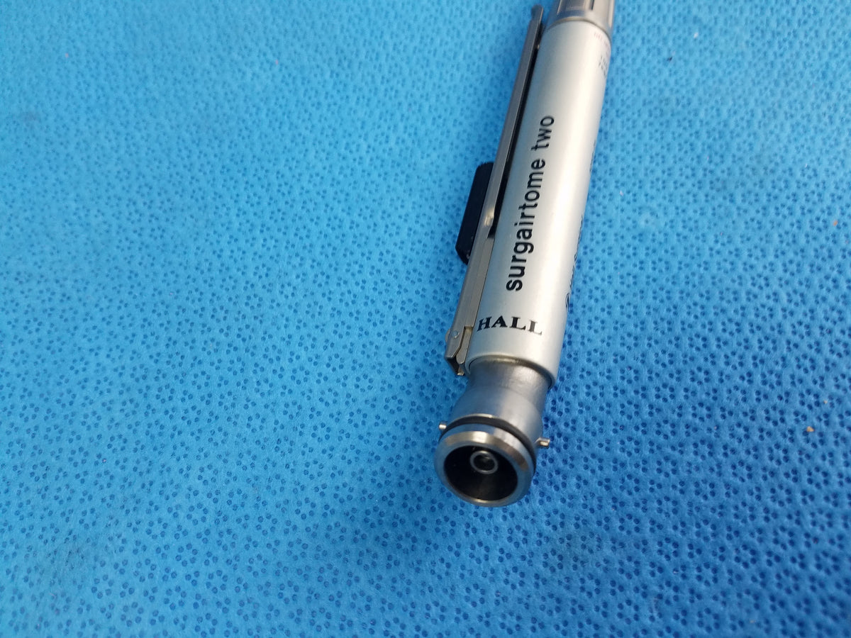 Hall Surgical 5058-01 Surgairtome Two Pneumatic Surgical Handpiece With Case & Pneumatic Hose