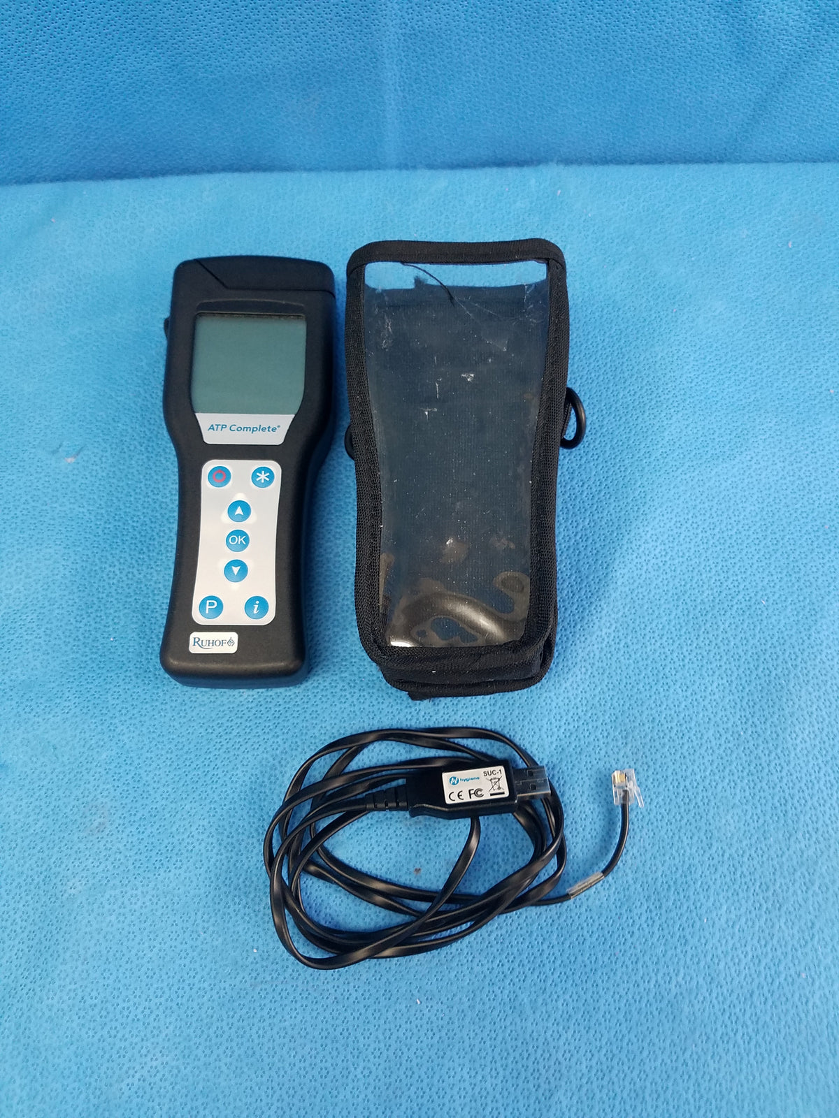 Ruhof ATP Complete Handheld Luminometer Contamination Monitor Analyzer With Case & Cable