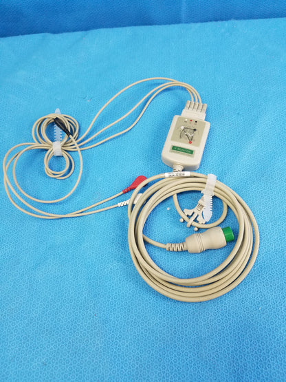 K-Monitor 5-Lead Main ECG Cable 12-Pin Connector Patient Monitor Wire