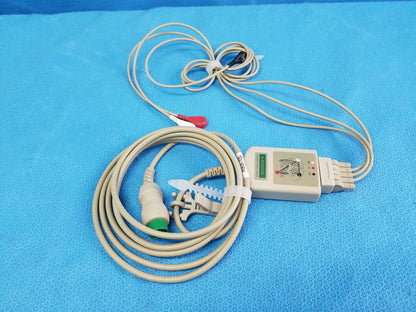 K-Monitor 5-Lead Main ECG Cable 12-Pin Connector Patient Monitor Wire