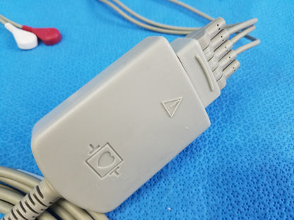 K-Monitor 5-Lead Main ECG Cable 12-Pin Connector Patient Monitor Wire