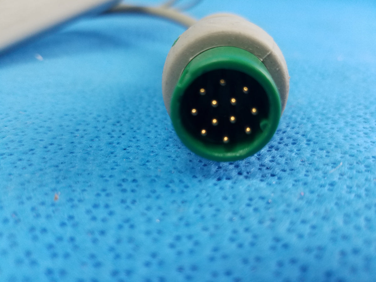 K-Monitor 5-Lead Main ECG Cable 12-Pin Connector Patient Monitor Wire