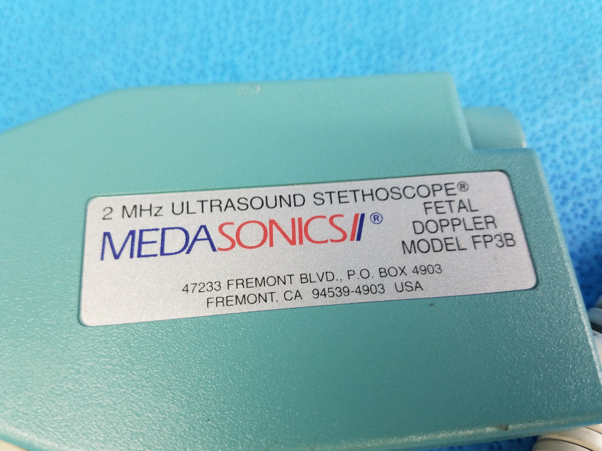 Medasonics FP3B Fetal Doppler 2MHz Ultrasound Stethoscope