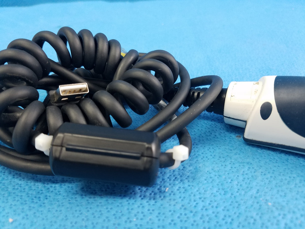 Medical Grade 2D Handheld Barcode Scanner With Coiled USB Cable